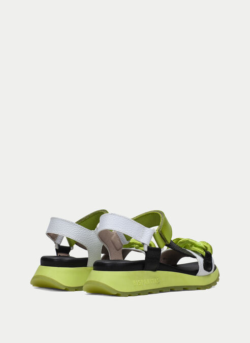 sandalias sport maui black-white-kiwi