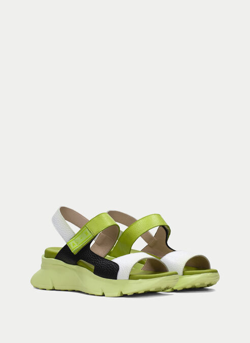 sandalias sport jamaica blanche-noir-kiwi