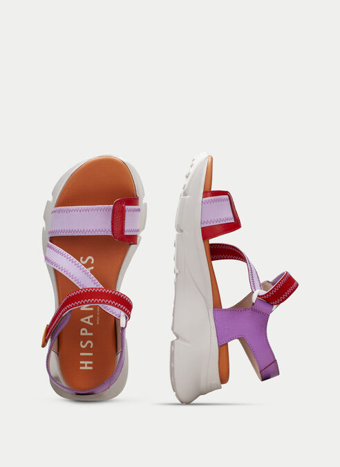 sandalias sport jamaica rouge-violet-orange