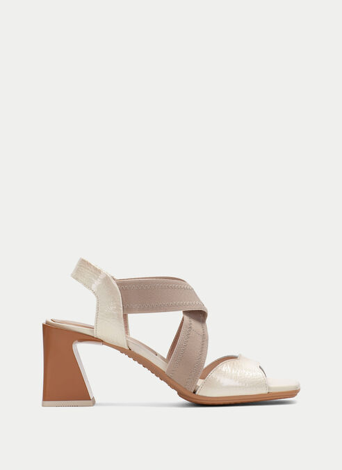 sandalias tacón mallorca creme