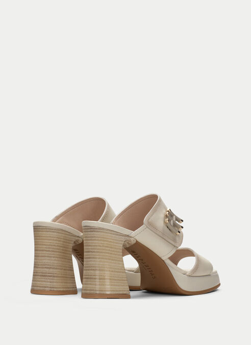 sandalias tacón tahiti creme