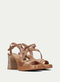 outlet sandalias tacón tahiti desert - hispanitas