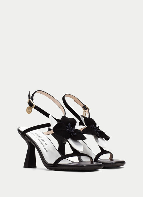sandalias tacón goya noir