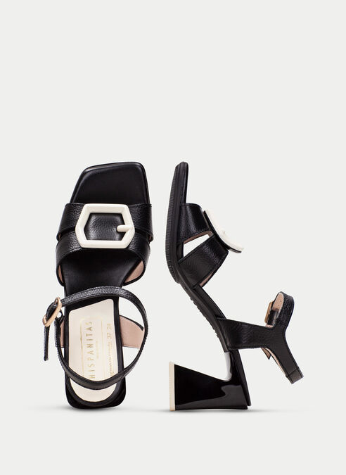 sandalias tacón mallorca noir