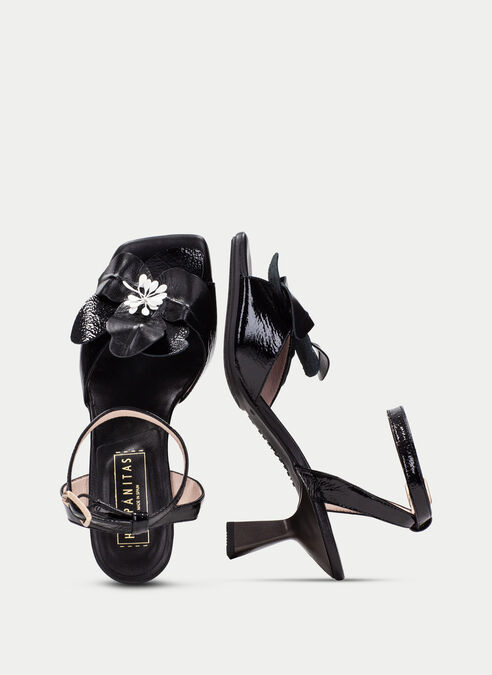 sandalias tacón danielle noir