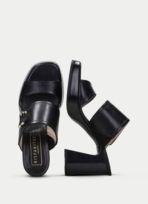 sandalias tacón tahiti noir