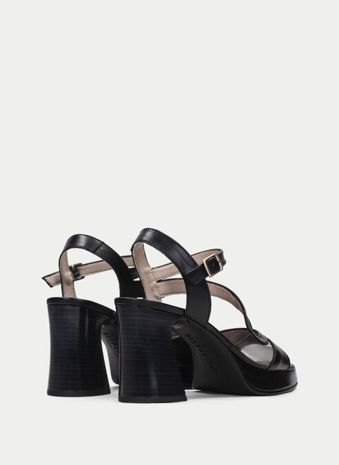 sandalias tacón tahiti noir