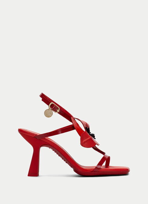 sandalias tacón goya rouge