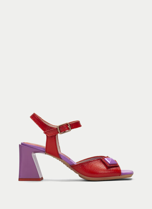 sandalias tacón mallorca violet-rosso