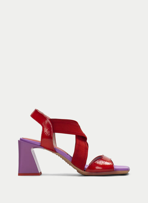 sandalias tacón mallorca violet-rouge
