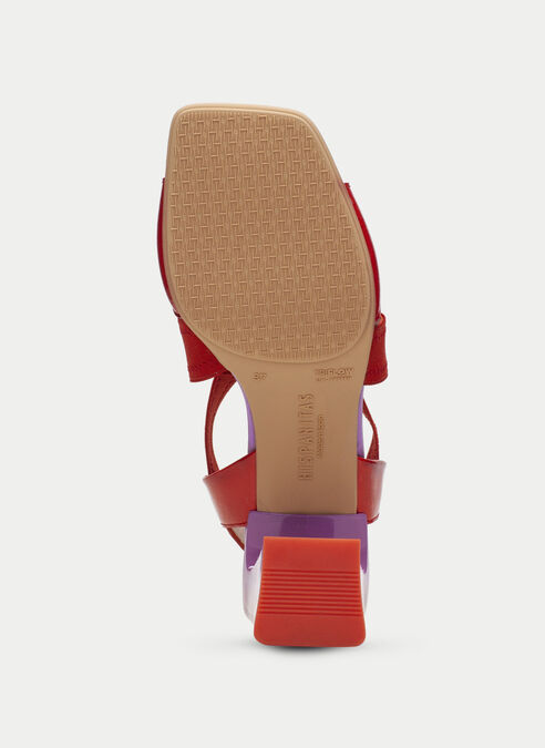 sandalias tacón mallorca violet-rouge