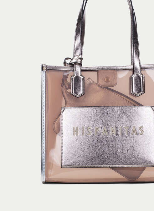 shopper bag  or-argent-desert