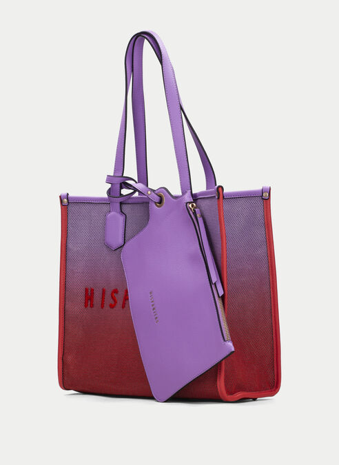 shopper bag  violet-rouge
