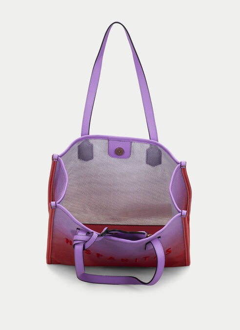 shopper bag  violet-rouge