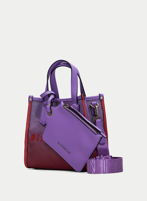 shopper bag  violet-rouge