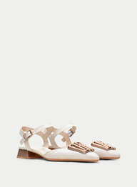 outlet zapatos planos dali crema - hispanitas