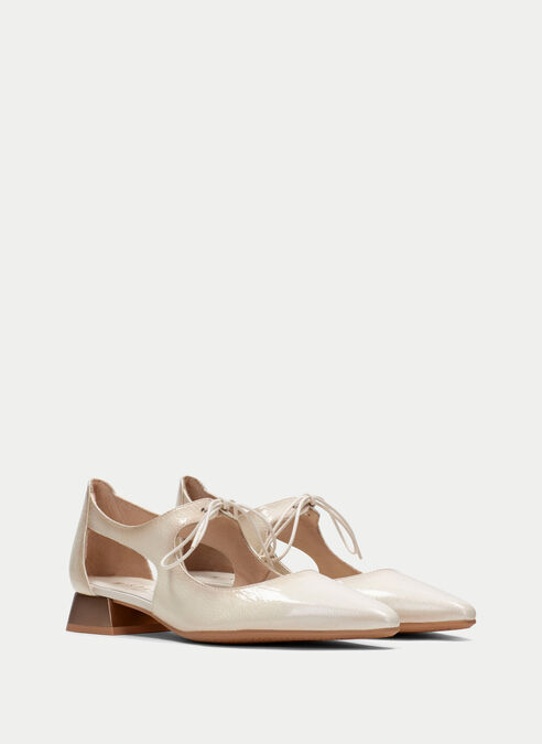 zapatos planos dali creme