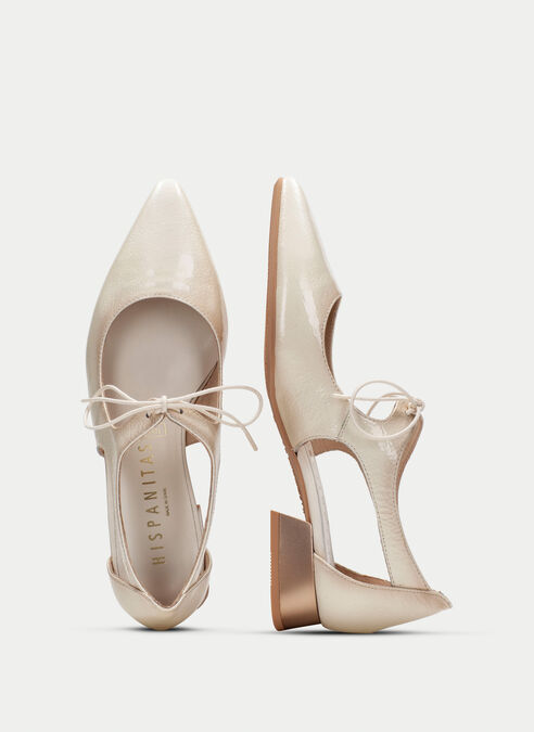zapatos planos dali creme