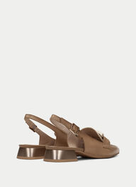 outlet zapatos planos dali desert-crema - hispanitas