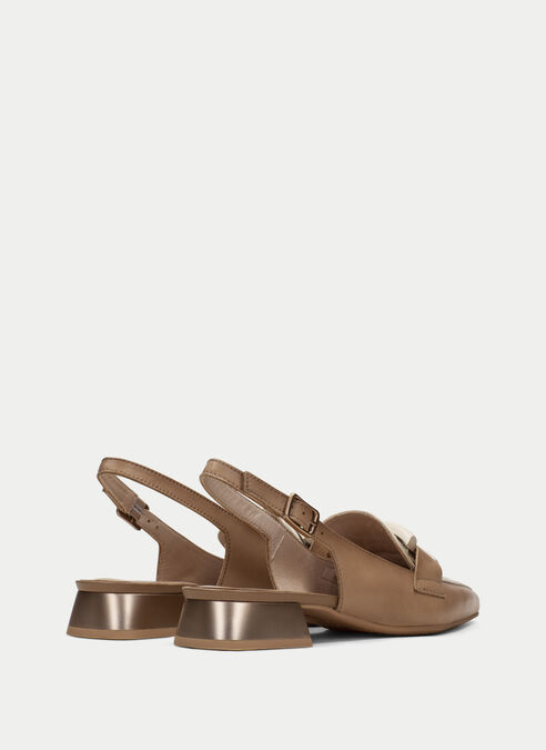 zapatos planos dali desert-cream