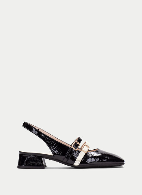 zapatos planos aruba negro