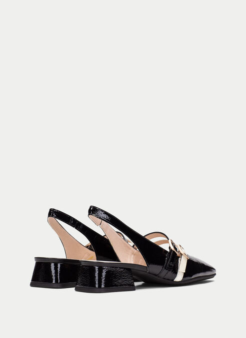 zapatos planos aruba negro