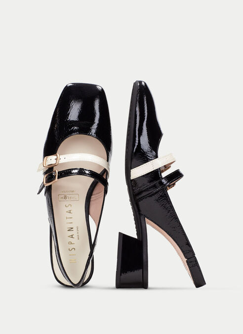 zapatos planos aruba negro