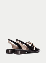 outlet zapatos planos dali negro - hispanitas