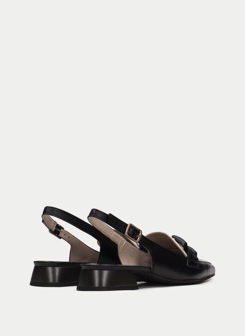 zapatos planos dali noir-creme