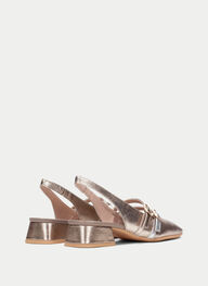 outlet zapatos planos aruba oro - hispanitas