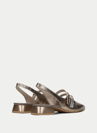 outlet zapatos planos dali oro - hispanitas