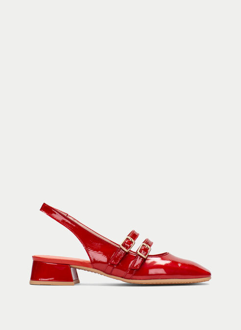 zapatos planos aruba rouge