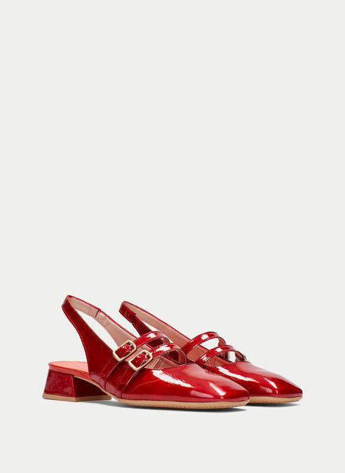 zapatos planos aruba rouge