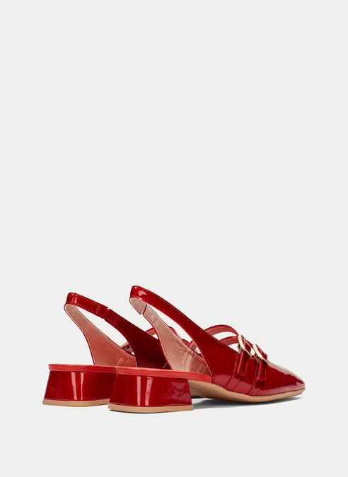 zapatos planos aruba rouge