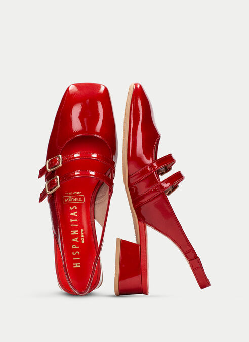 zapatos planos aruba rouge