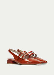 outlet zapatos planos dali rojo - hispanitas