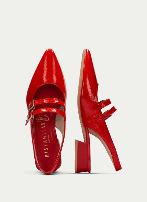 zapatos planos dali rouge