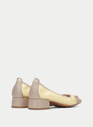 outlet ballerinas oporto banane-taupe - hispanitas