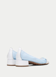 outlet ballerinas oporto weiß-sky - hispanitas