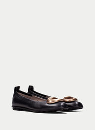 outlet ballerinas bombay schwarz - hispanitas