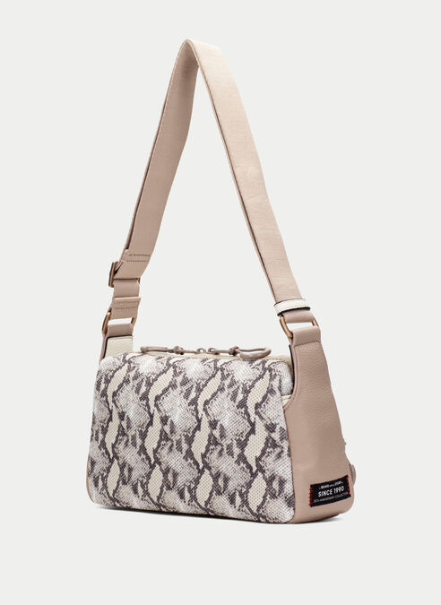 bandolera  python-taupe