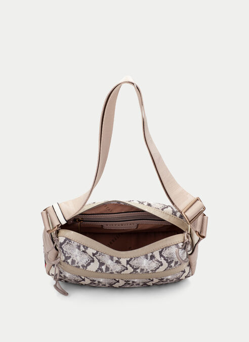 bandolera  python-taupe