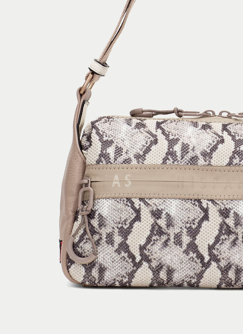 bandolera  python-taupe