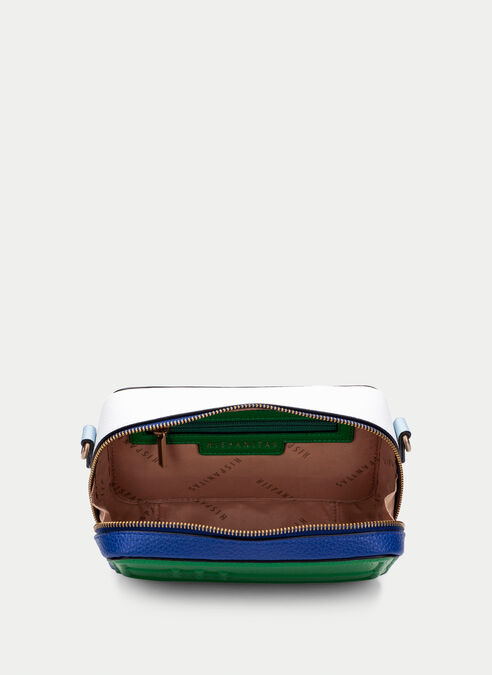 bandolera  verde-azul