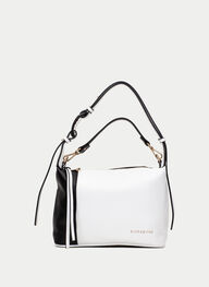 outlet sac-porte-epaule  blanche-noir - hispanitas