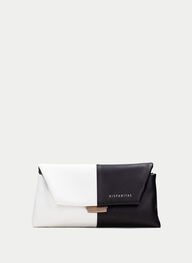 outlet sac-porte-epaule  blanche-noir - hispanitas