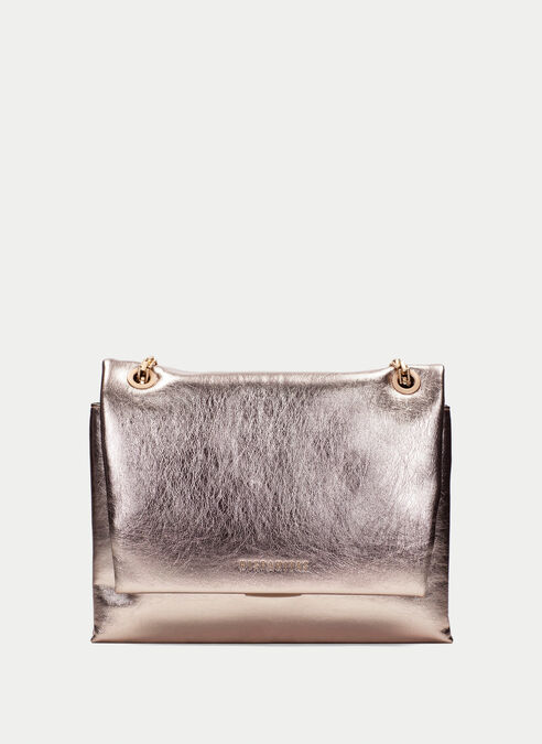 bolso de hombro  champagne