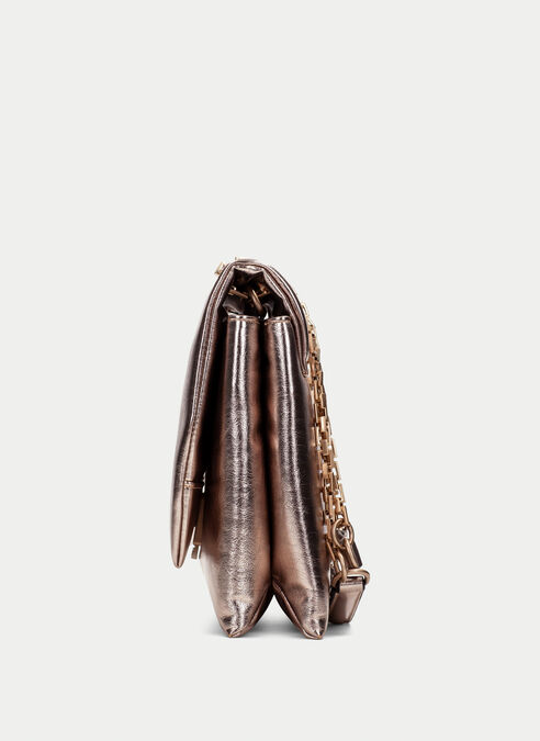bolso de hombro  champagne