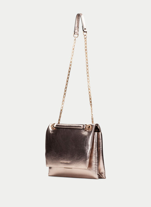 bolso de hombro  champagne