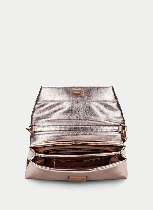 bolso de hombro  champagne